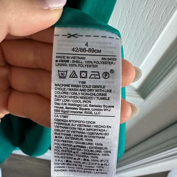 Banana Republic Emerald Wrap Dress - Picture 6 of 6